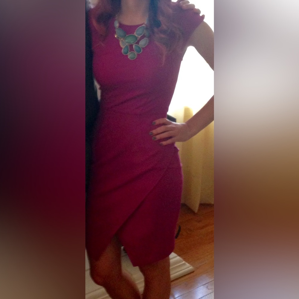 Bodycon Dress with Tulip Hem